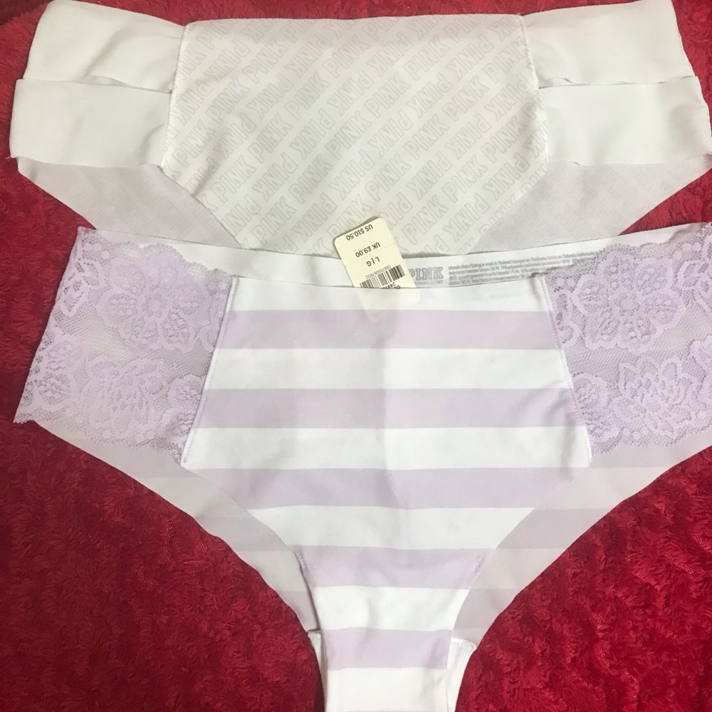 2 Large VS PINK panties